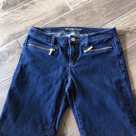 🛍️🛍️SOLD Sz 8 Michael Kors izzy skinny denim jeggings - Picture 8 of 8